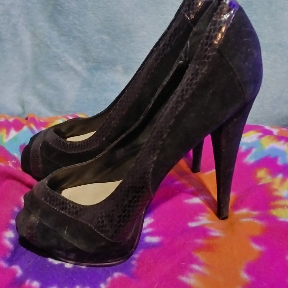Peep toe stillettos - Picture 6 of 7